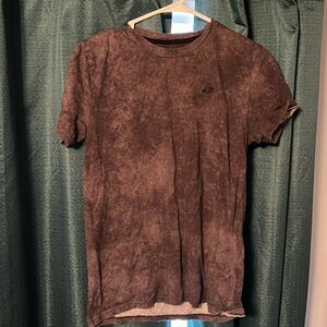 Small Hollister Tie Dye Tee Black
